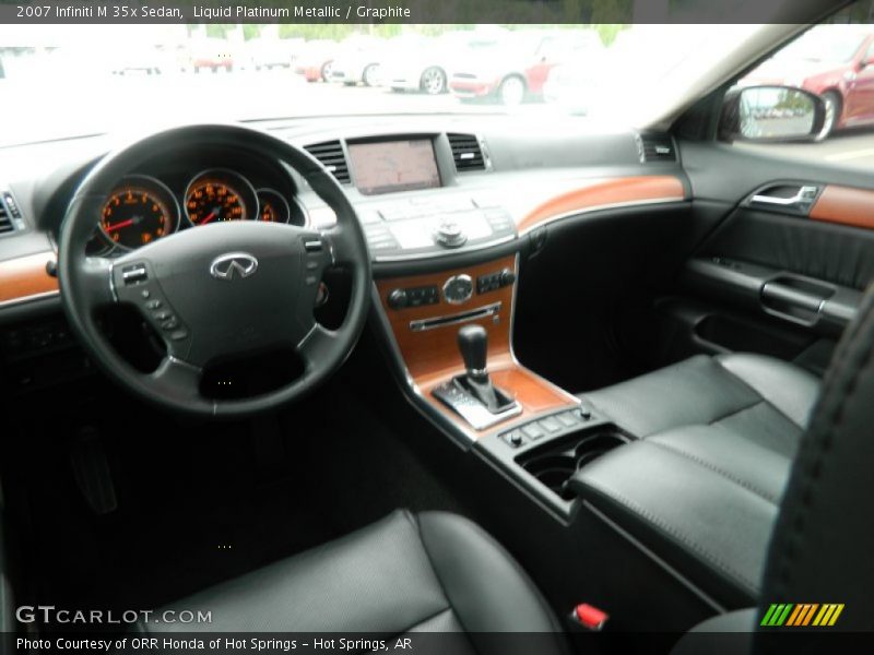 Liquid Platinum Metallic / Graphite 2007 Infiniti M 35x Sedan