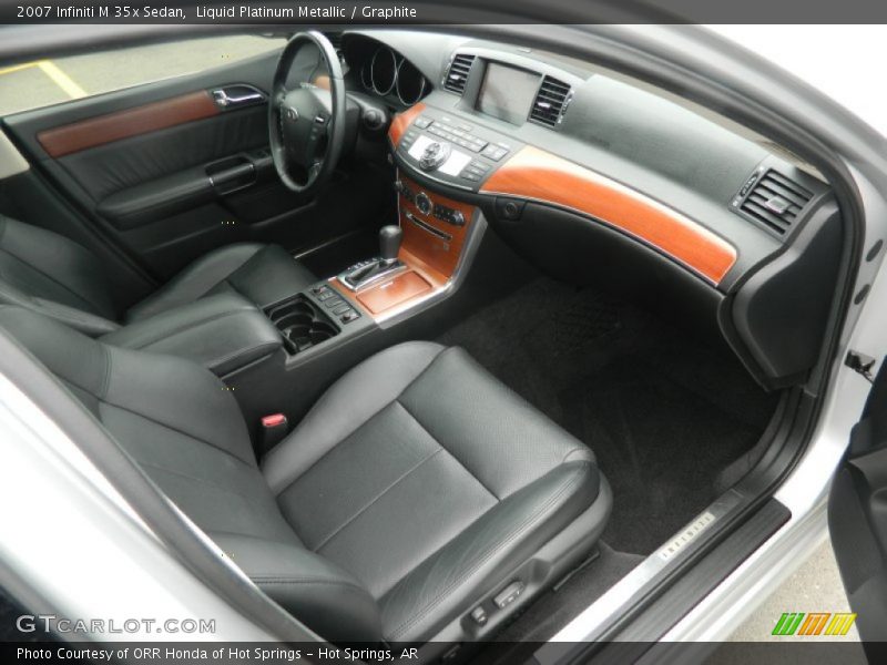 Liquid Platinum Metallic / Graphite 2007 Infiniti M 35x Sedan