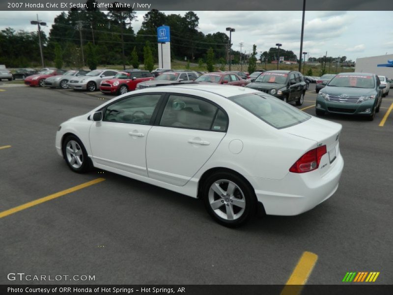Taffeta White / Ivory 2007 Honda Civic EX Sedan