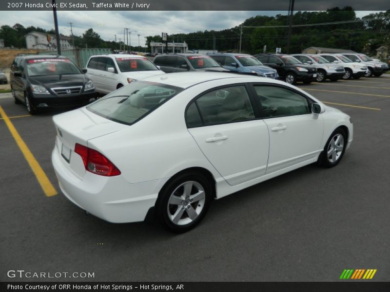 Taffeta White / Ivory 2007 Honda Civic EX Sedan