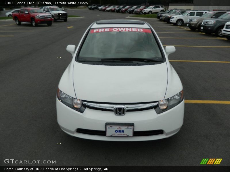 Taffeta White / Ivory 2007 Honda Civic EX Sedan