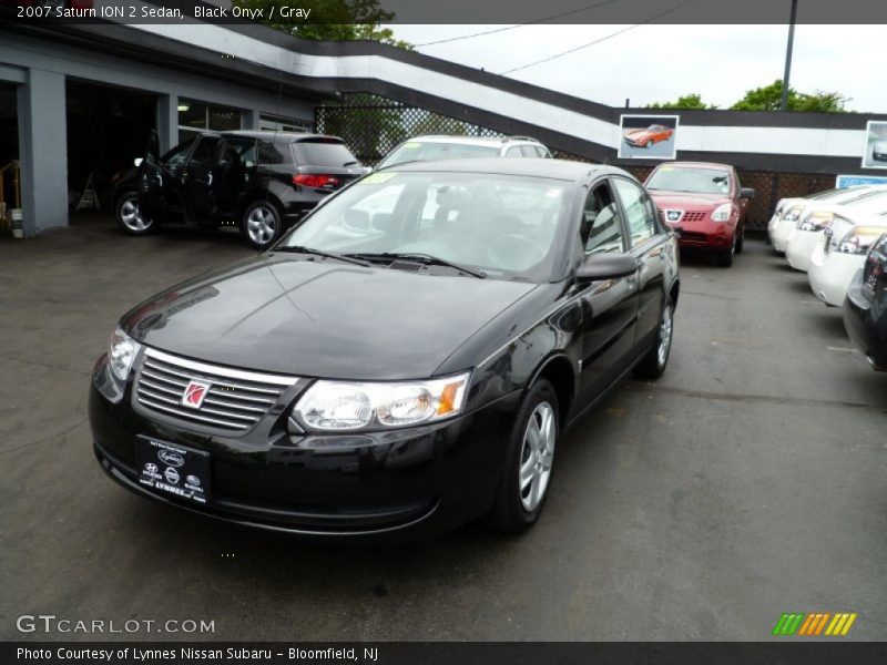 Black Onyx / Gray 2007 Saturn ION 2 Sedan