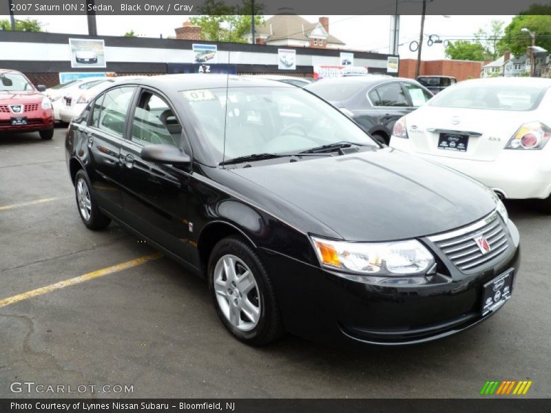 Black Onyx / Gray 2007 Saturn ION 2 Sedan