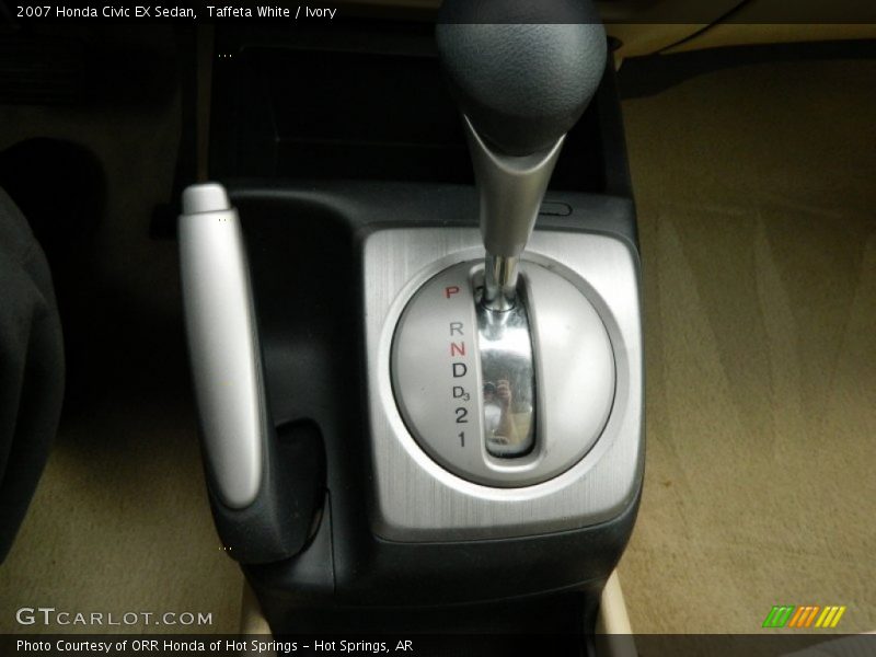 Taffeta White / Ivory 2007 Honda Civic EX Sedan