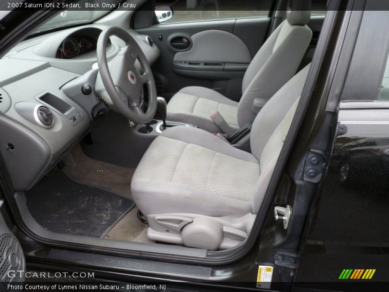 Black Onyx / Gray 2007 Saturn ION 2 Sedan