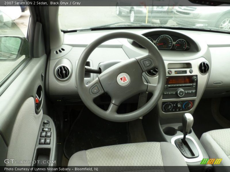 Black Onyx / Gray 2007 Saturn ION 2 Sedan