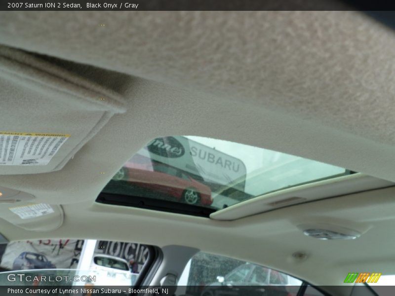 Black Onyx / Gray 2007 Saturn ION 2 Sedan