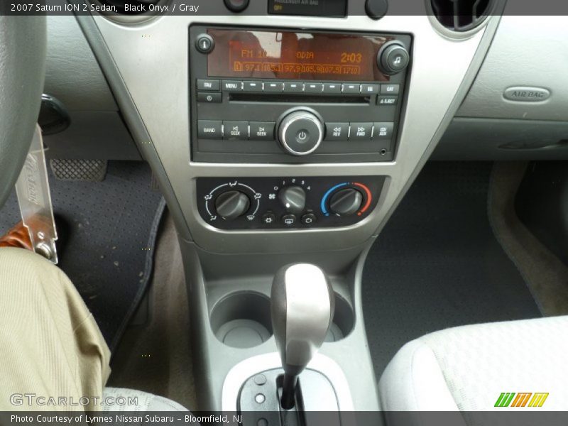 Black Onyx / Gray 2007 Saturn ION 2 Sedan