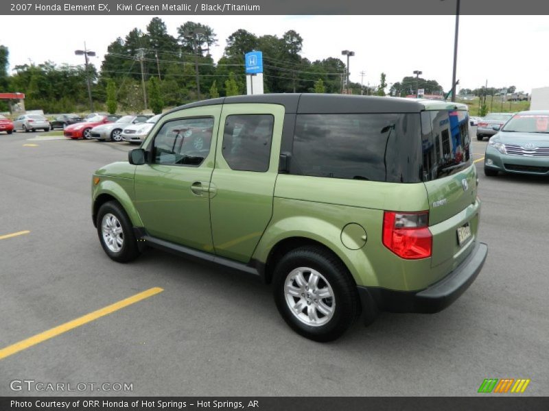 Kiwi Green Metallic / Black/Titanium 2007 Honda Element EX