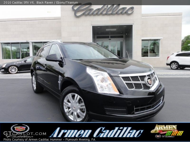 Black Raven / Ebony/Titanium 2010 Cadillac SRX V6