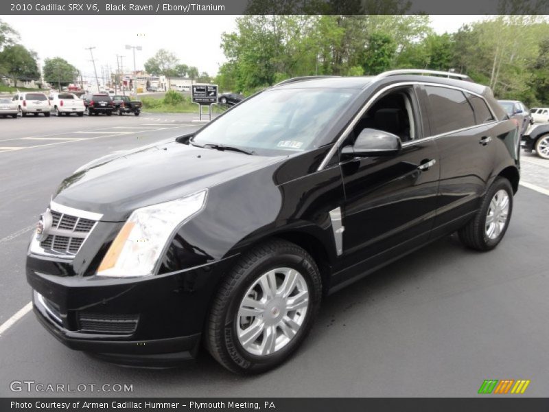 Black Raven / Ebony/Titanium 2010 Cadillac SRX V6