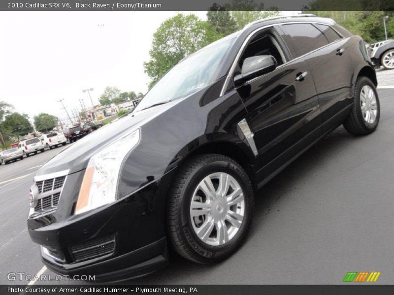 Black Raven / Ebony/Titanium 2010 Cadillac SRX V6