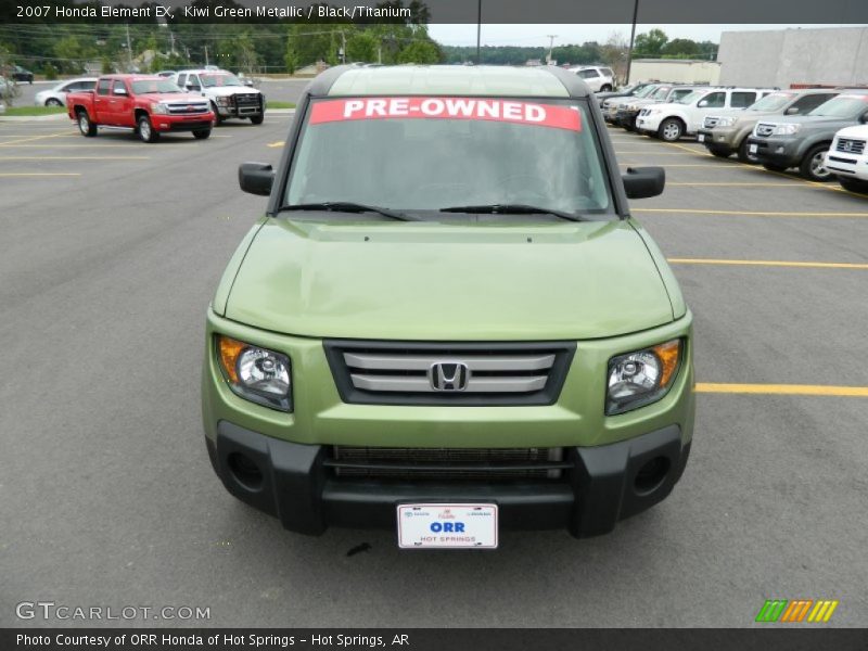 Kiwi Green Metallic / Black/Titanium 2007 Honda Element EX