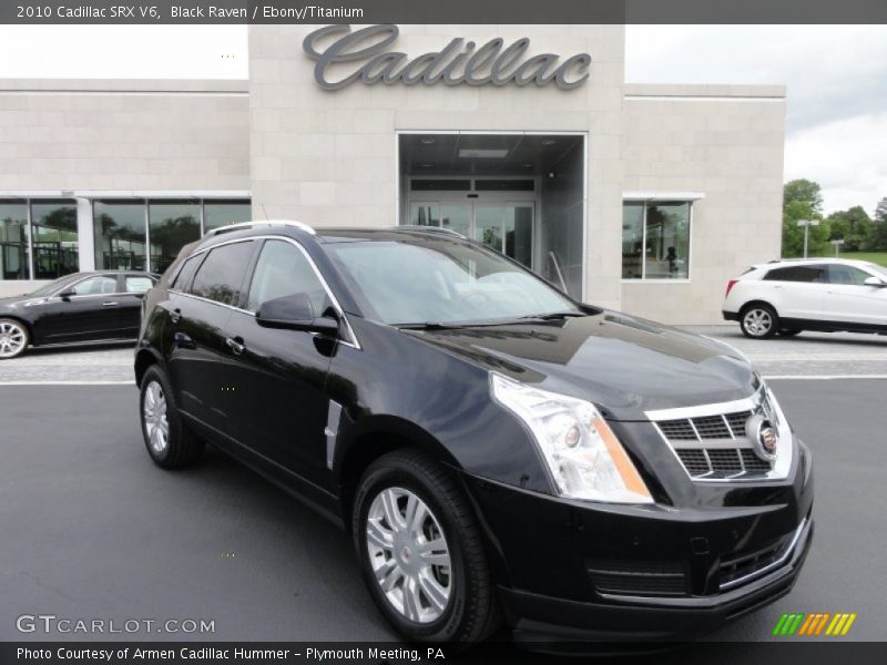 Black Raven / Ebony/Titanium 2010 Cadillac SRX V6