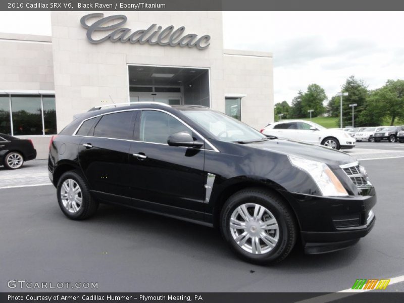 Black Raven / Ebony/Titanium 2010 Cadillac SRX V6