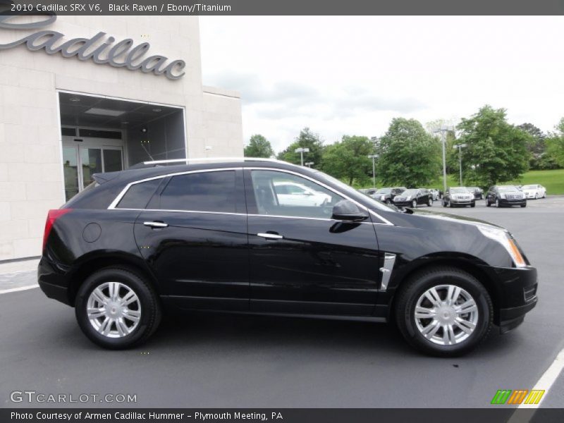 Black Raven / Ebony/Titanium 2010 Cadillac SRX V6