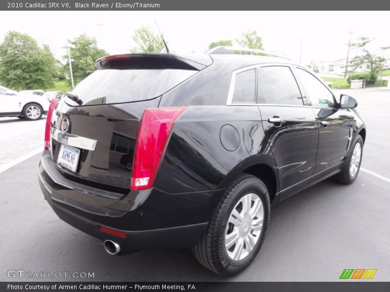 Black Raven / Ebony/Titanium 2010 Cadillac SRX V6
