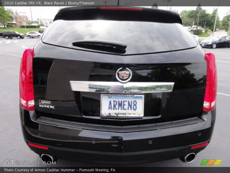 Black Raven / Ebony/Titanium 2010 Cadillac SRX V6