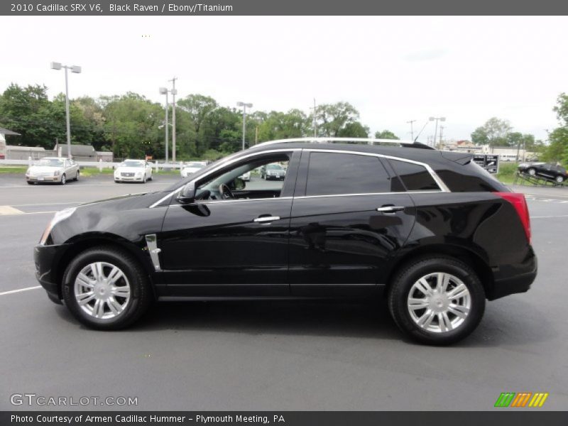 Black Raven / Ebony/Titanium 2010 Cadillac SRX V6