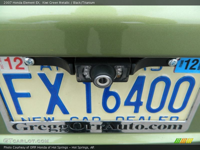 Kiwi Green Metallic / Black/Titanium 2007 Honda Element EX