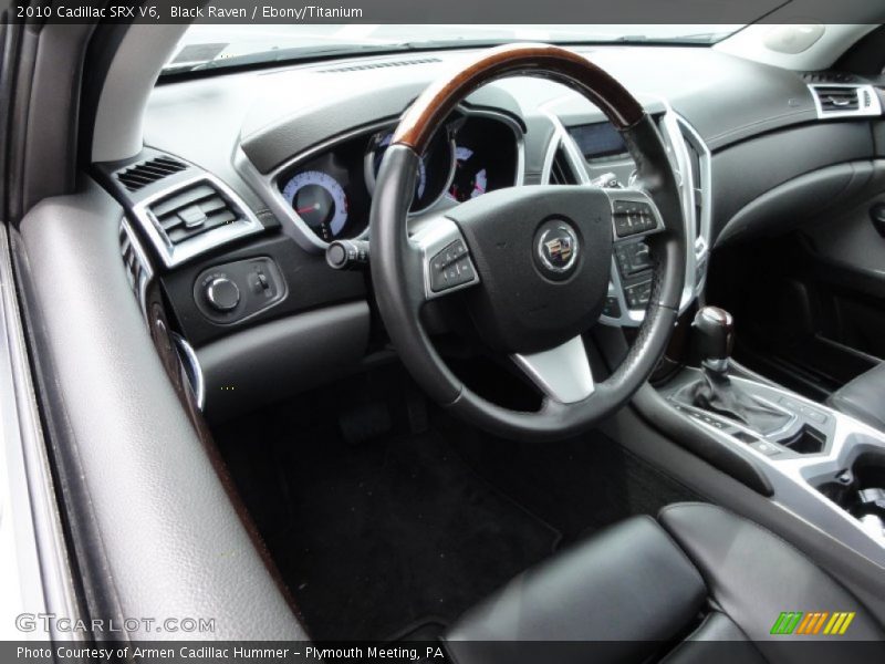 Black Raven / Ebony/Titanium 2010 Cadillac SRX V6