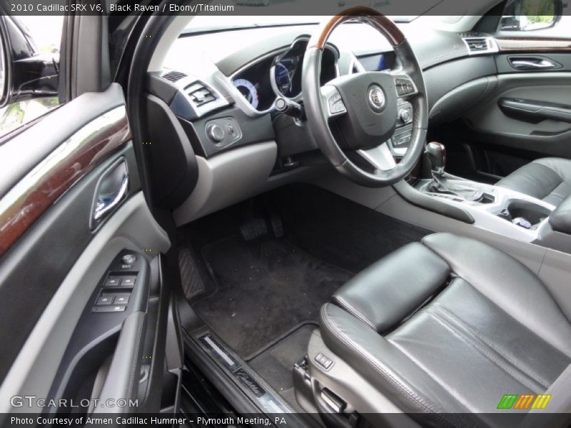 Black Raven / Ebony/Titanium 2010 Cadillac SRX V6
