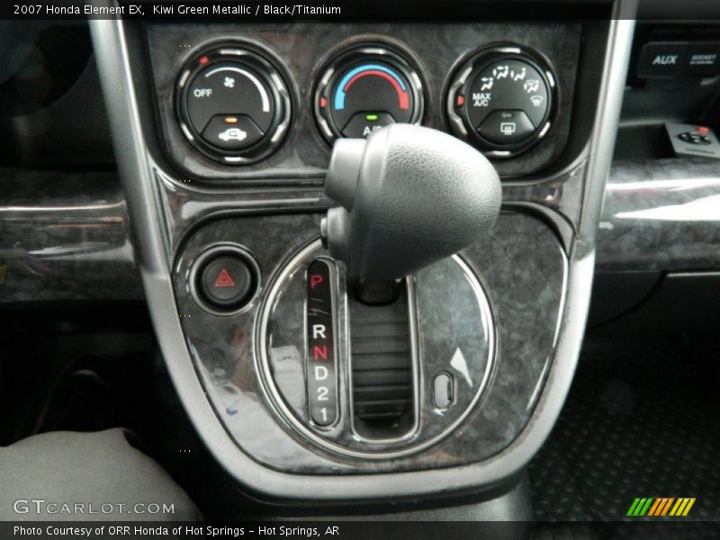 Kiwi Green Metallic / Black/Titanium 2007 Honda Element EX