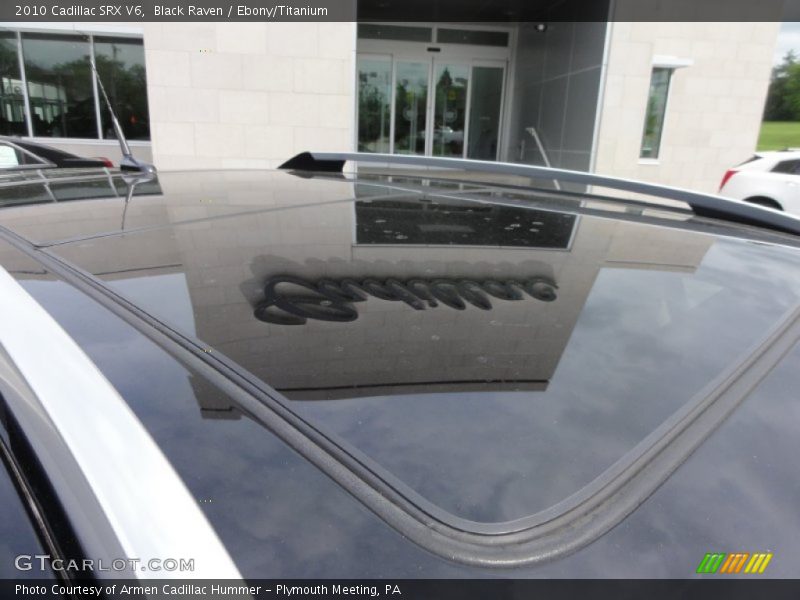 Black Raven / Ebony/Titanium 2010 Cadillac SRX V6
