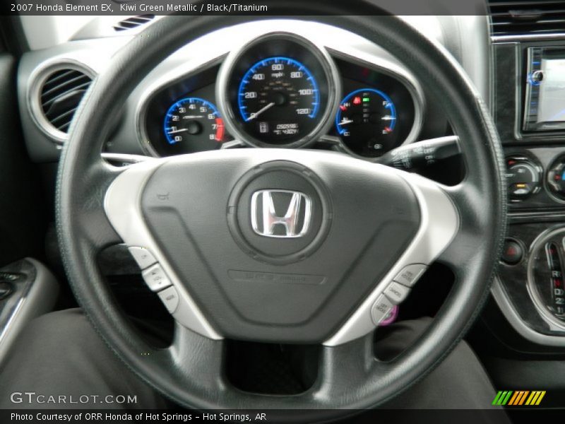 Kiwi Green Metallic / Black/Titanium 2007 Honda Element EX
