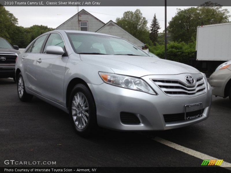 Classic Silver Metallic / Ash Gray 2010 Toyota Camry LE