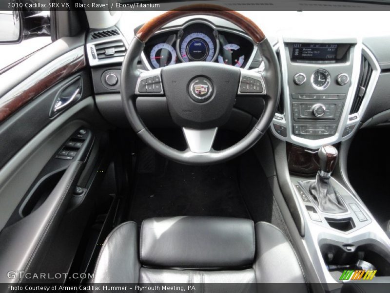 Black Raven / Ebony/Titanium 2010 Cadillac SRX V6