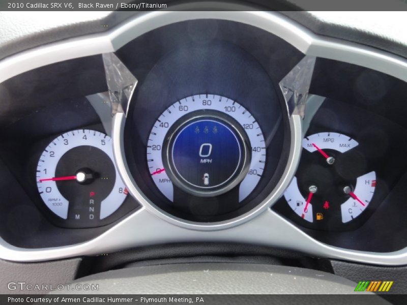 Black Raven / Ebony/Titanium 2010 Cadillac SRX V6