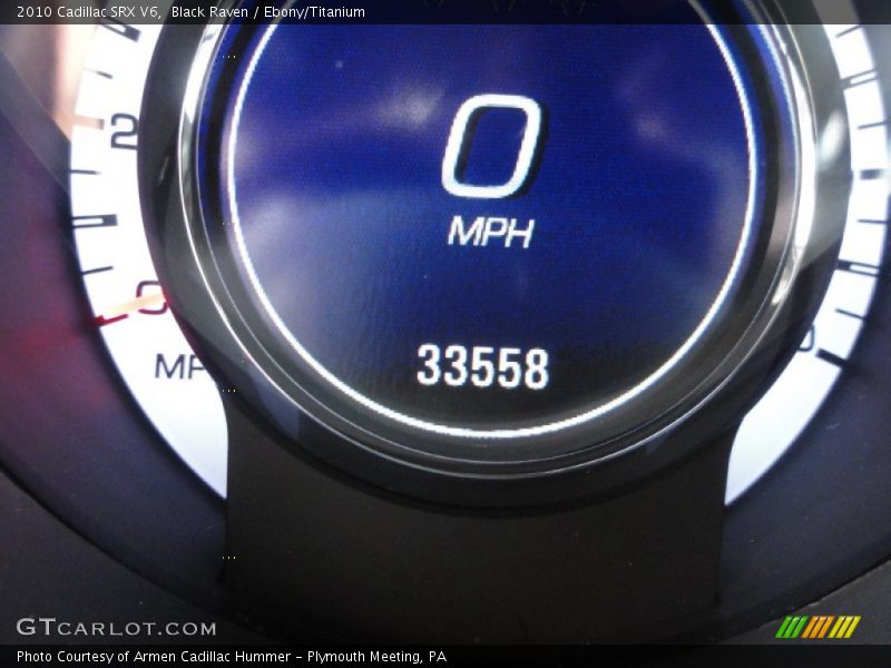Black Raven / Ebony/Titanium 2010 Cadillac SRX V6