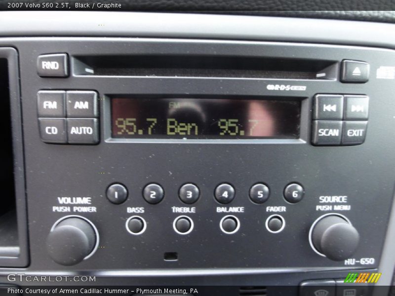 Black / Graphite 2007 Volvo S60 2.5T