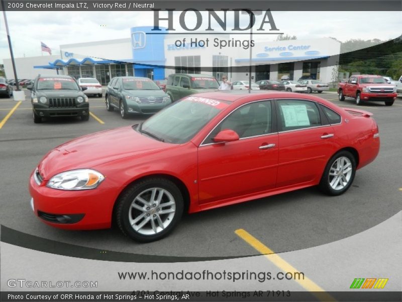 Victory Red / Neutral 2009 Chevrolet Impala LTZ