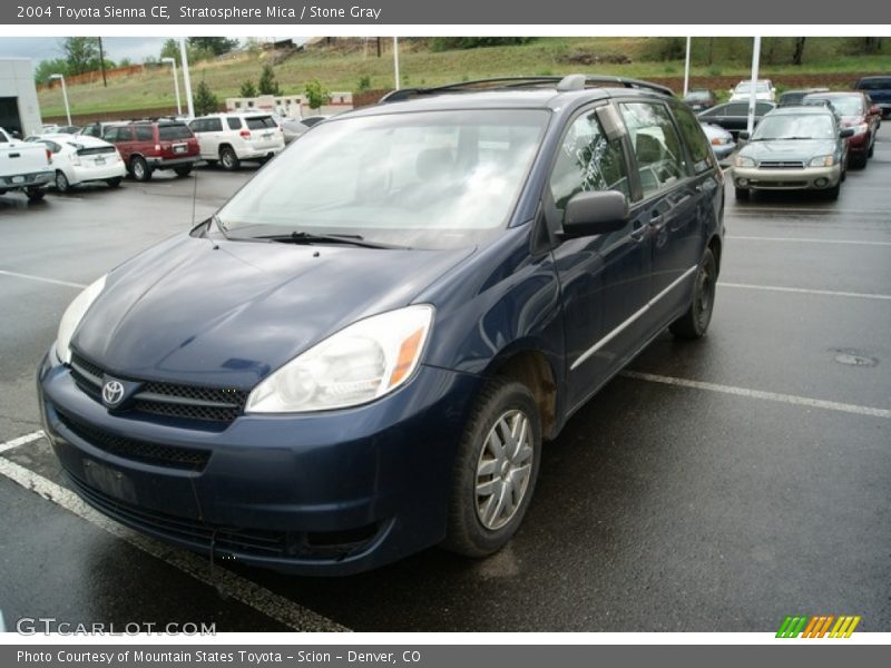 Stratosphere Mica / Stone Gray 2004 Toyota Sienna CE