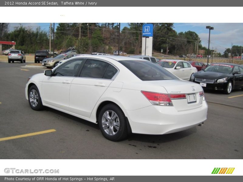 Taffeta White / Ivory 2012 Honda Accord SE Sedan