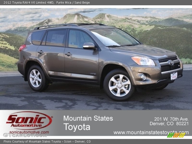 Pyrite Mica / Sand Beige 2012 Toyota RAV4 V6 Limited 4WD
