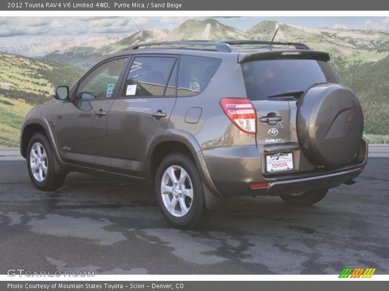 Pyrite Mica / Sand Beige 2012 Toyota RAV4 V6 Limited 4WD