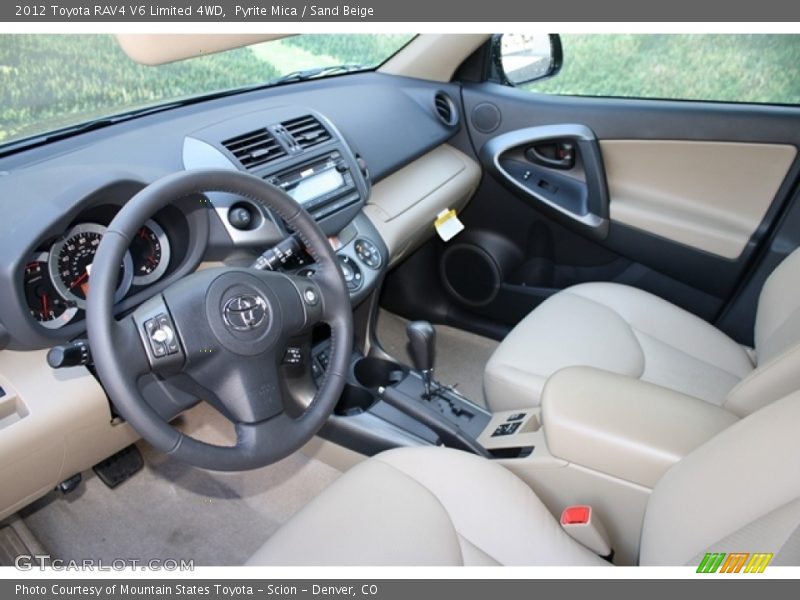 Pyrite Mica / Sand Beige 2012 Toyota RAV4 V6 Limited 4WD