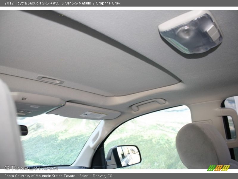 Silver Sky Metallic / Graphite Gray 2012 Toyota Sequoia SR5 4WD