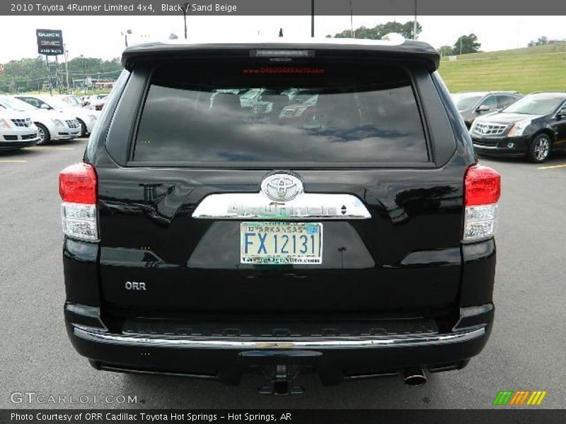 Black / Sand Beige 2010 Toyota 4Runner Limited 4x4