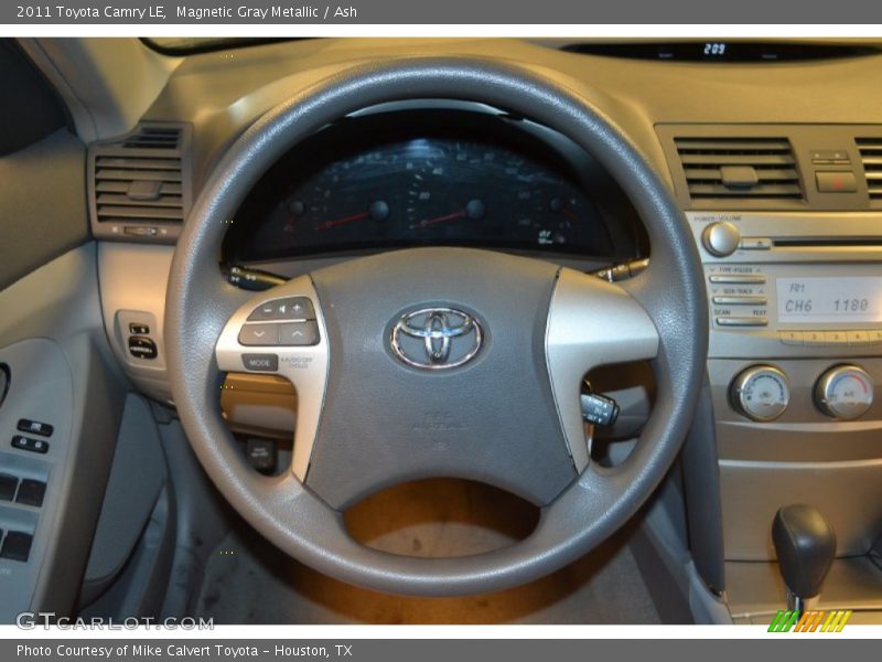 Magnetic Gray Metallic / Ash 2011 Toyota Camry LE
