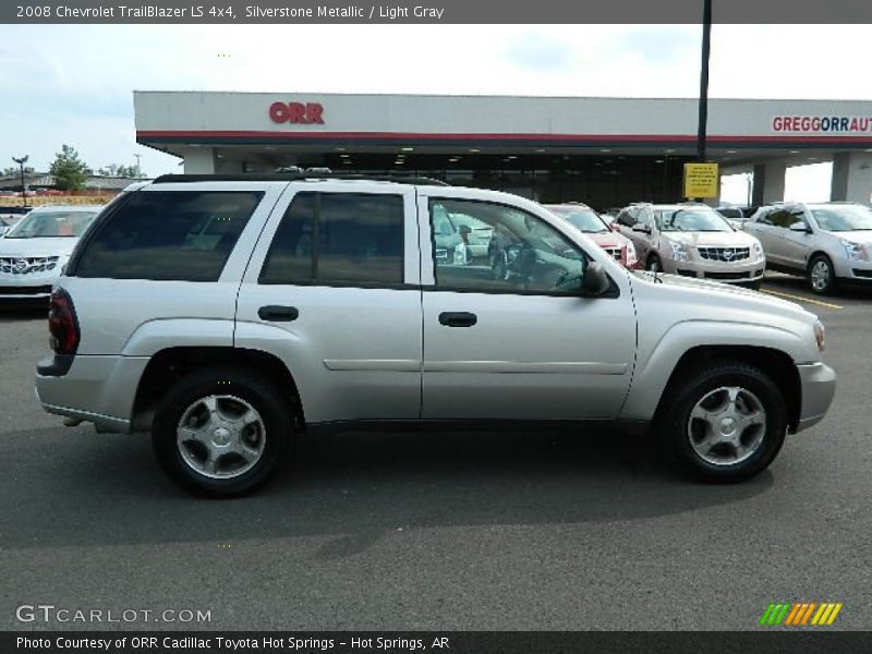 Silverstone Metallic / Light Gray 2008 Chevrolet TrailBlazer LS 4x4