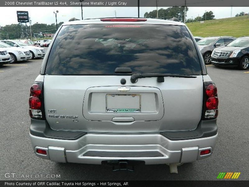 Silverstone Metallic / Light Gray 2008 Chevrolet TrailBlazer LS 4x4