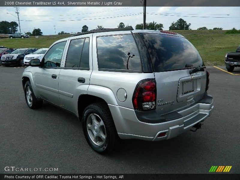 Silverstone Metallic / Light Gray 2008 Chevrolet TrailBlazer LS 4x4