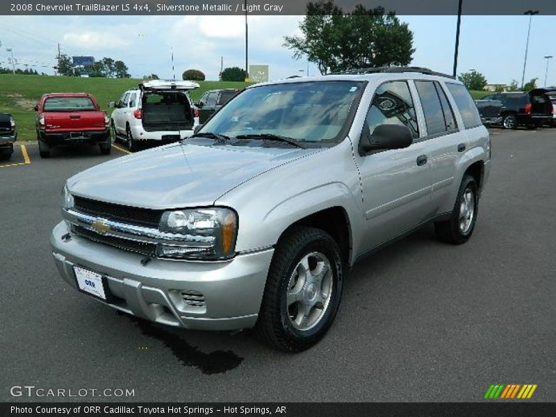 Silverstone Metallic / Light Gray 2008 Chevrolet TrailBlazer LS 4x4