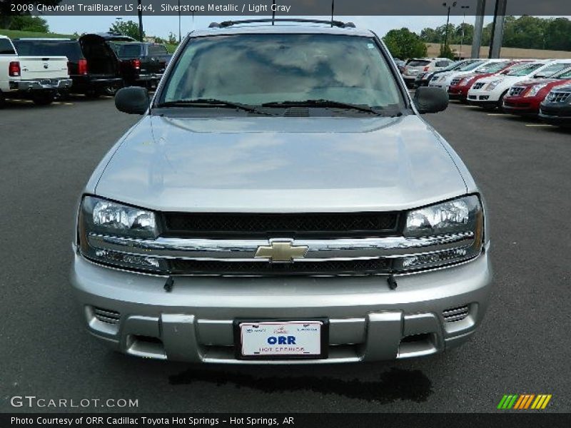 Silverstone Metallic / Light Gray 2008 Chevrolet TrailBlazer LS 4x4