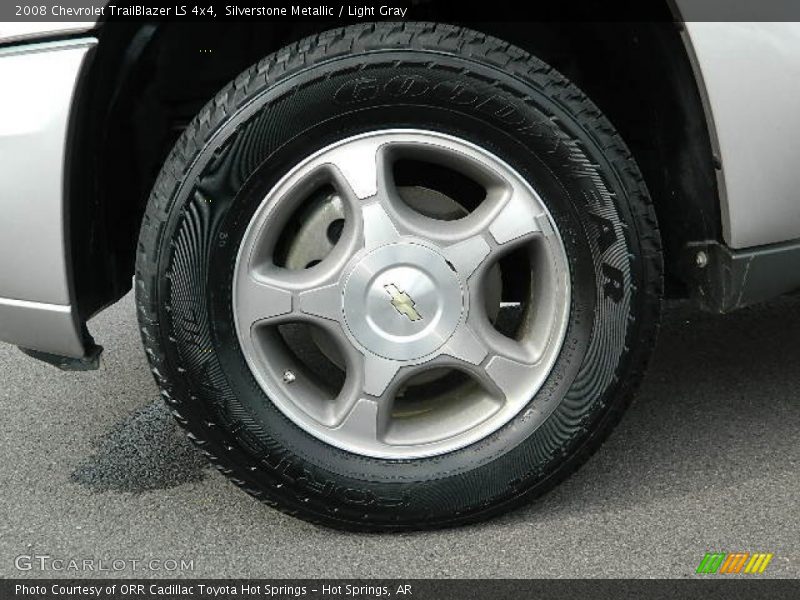 Silverstone Metallic / Light Gray 2008 Chevrolet TrailBlazer LS 4x4