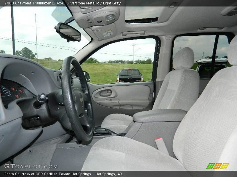 Silverstone Metallic / Light Gray 2008 Chevrolet TrailBlazer LS 4x4